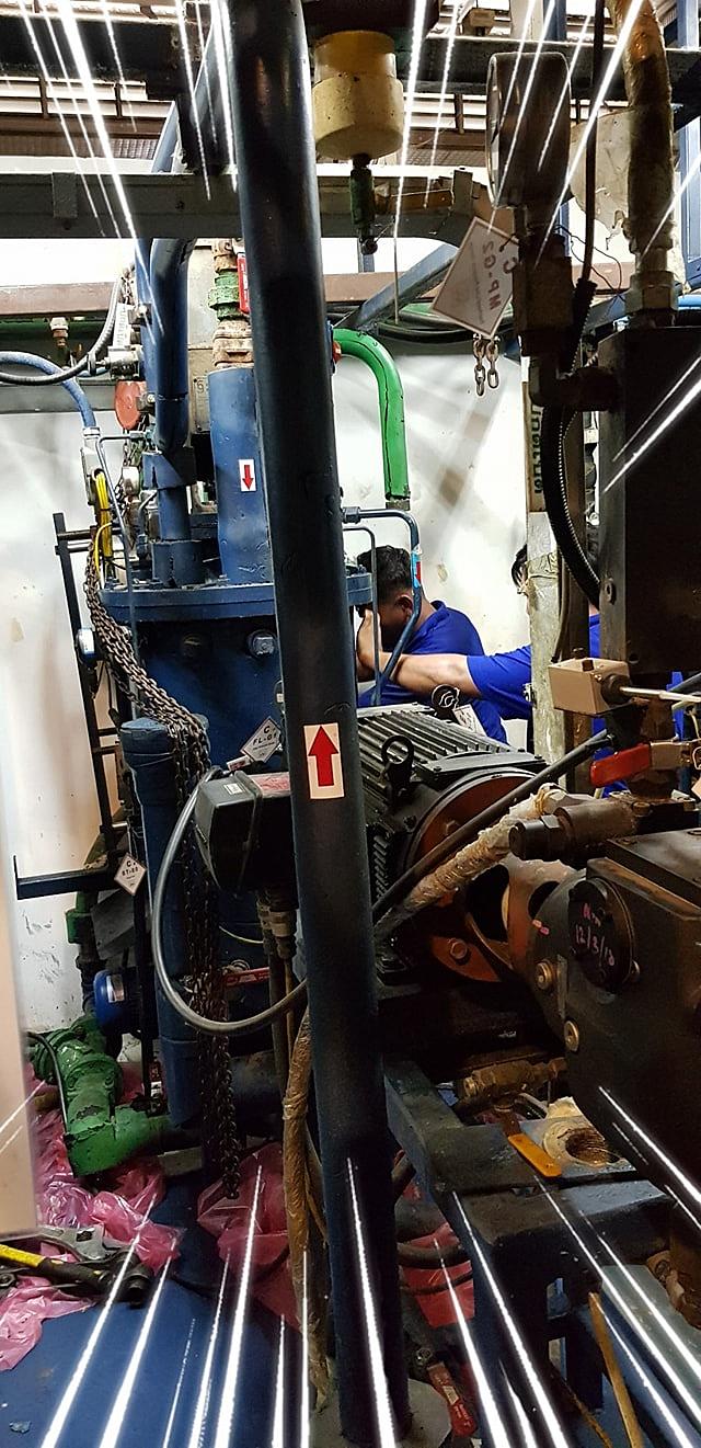 ทีมงานเซอร์วิส. เข้าปฏิบัติงานตามแผนงานของลูกค้า aaaa