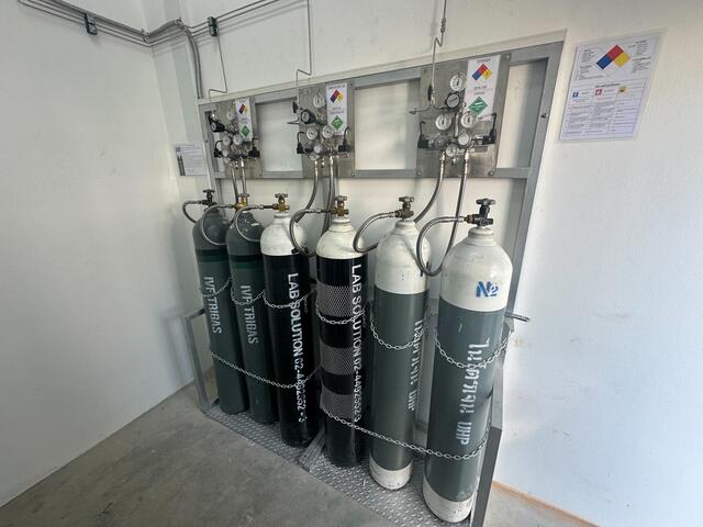 ระบบนำส่งท่อแก็ส พร้อม GAS MONITORING AND ALARM(ระบบติดตาม และแจ้งเตือนผ่านไลน์ครับ) 