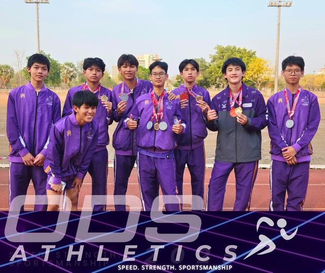 สรุปเหรียญรางวัลทีมกรีฑา ODS ในรายการ SWU CUP 2026