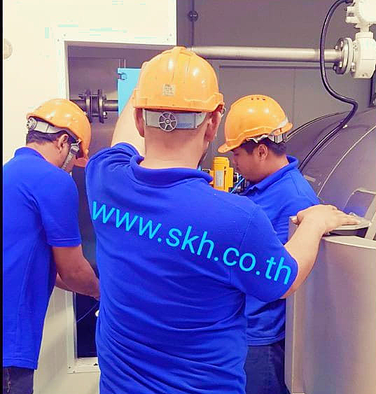 ทีมงานเซอร์วิส เข้าปฏิบัติงานตามแผนงานของลูกค้า aaaa