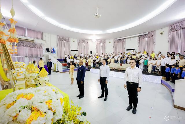 พิธีทำบุญตักบาตรพระสงฆ์และพิธีถวายพระพรชัยมงคล เนื่องในโอกาสวันเฉลิมพระชนมพรรษา พระบาทสมเด็จพระวชิรเกล้าเจ้าอยู่หัว 28 กรกฎาคม 2569