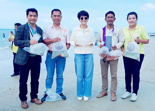 กิจกรรมของโครงการฟาร์มเพาะพันธุ์สัตว์น้ำ