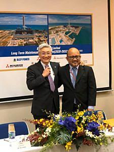 โรงไฟฟ้าบีแอลซีพีลงนามในสัญญาการบำรุงรักษาโรงไฟฟ้ากับกลุ่มบริษัทมิตซูบิชิเป็นเวลา-12-ปี