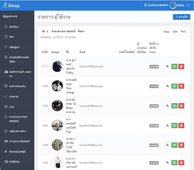 ระบบบริหารจัดการข้อมูลของผู้เรียน ผู้สอน และผู้ดูแลระบบได้-1